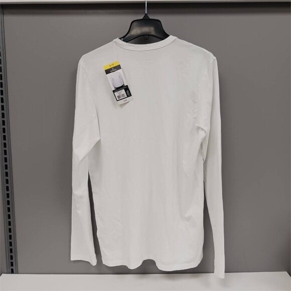 Men’s White Long Sleeve Dress Shirt Small NWT Button Up Office Formal Casual - Picture 1 of 5